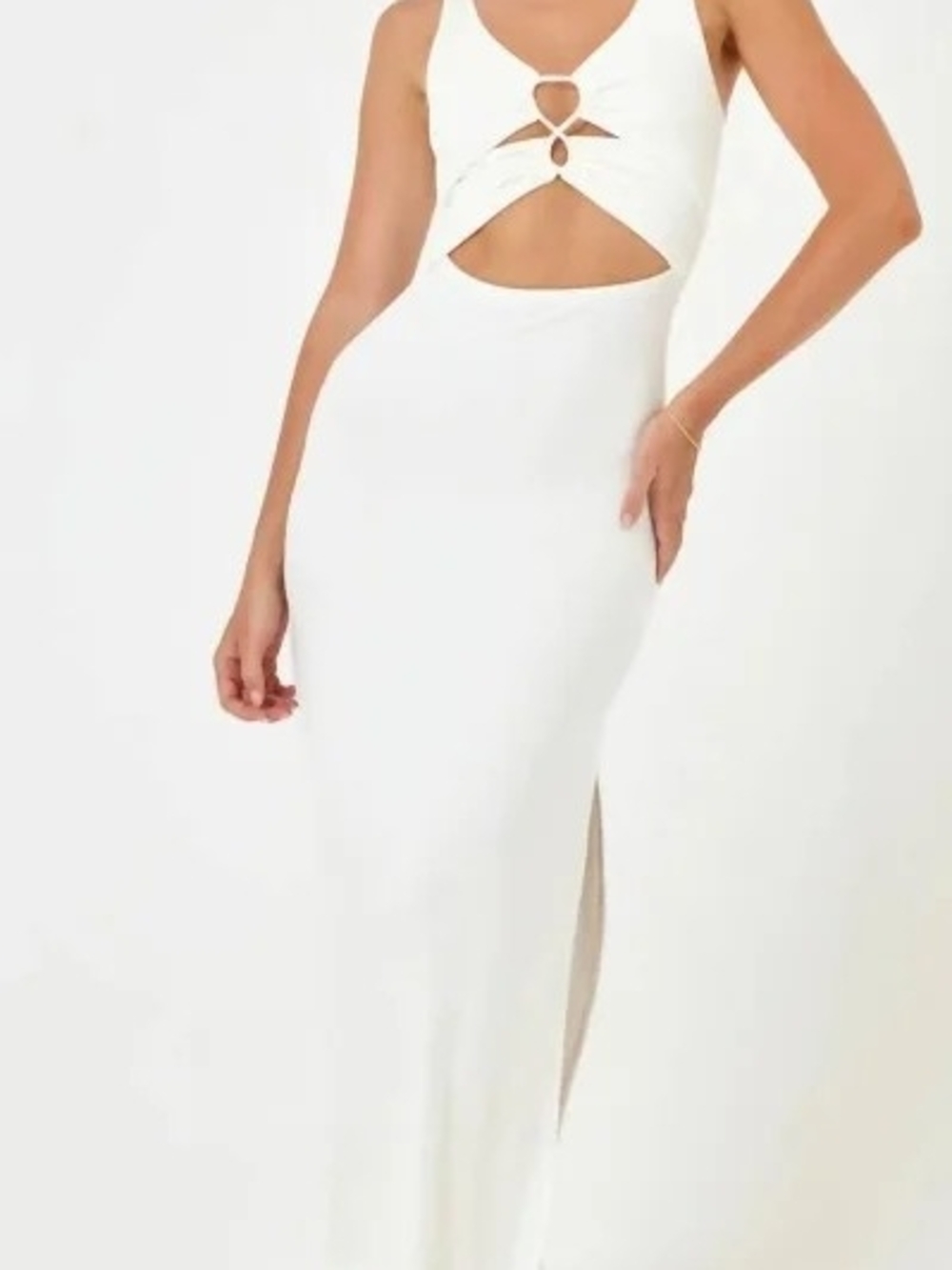l*space Camille Dress White